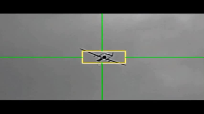   لحظه انهدام پهپاد هرمس ۴۵۰ اسرائیل در خرم آباد
