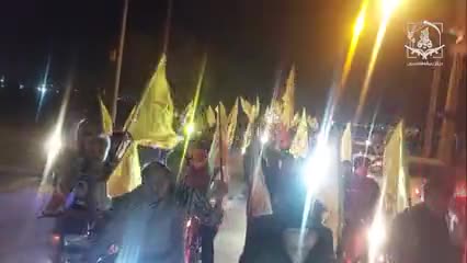 رژه خودرویی فاطمیون در مشهد