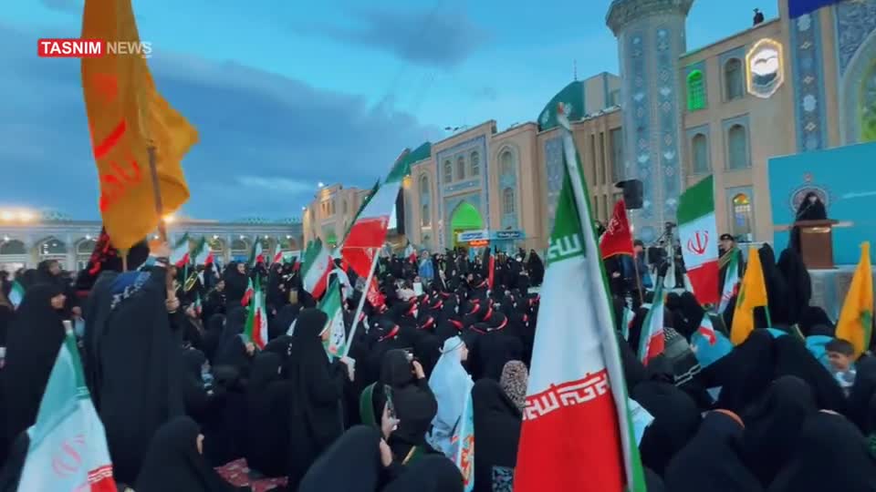 اجتماع باشکوه دختران جان‌فدای ایران در مسجد جمکران