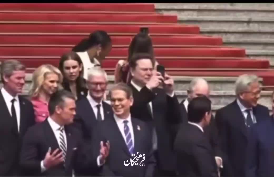  ذوق‌زدگی و فیلم‌برداری ایلان ماسک از محوطه کاخ ریاست جمهوری چین