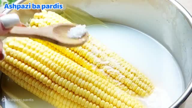 طرز تهیه بلال پنیری خوشمزه؛ شیر بلال عالی بدون نیاز به منقل