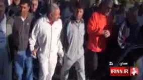 راهپیمایی ورزشکاران سراسر کشور در همدان