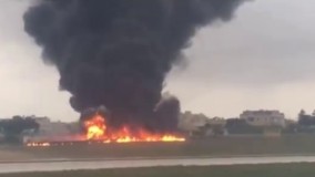 دستکم ۵ کشته در اثر سقوط هواپیما در مالت