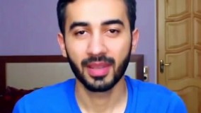 تغییر شکل  صورت پسرجوان با ریتم آهنگ خارجی