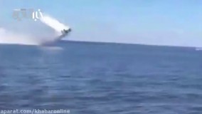 پرواز کردن قایق در سرعت بالاتر از اصتکاک سطح دریا