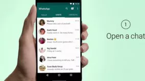 آموزش مکالمه و تماس تصویری با واتس اپ
