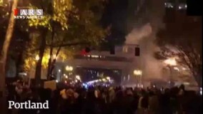 ادامه ناآرامی‌ها در آمریکا با شعار «ترامپ رئیس‌جمهور من نیست