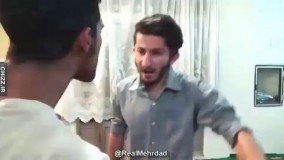 واکنش پدر به دعوای بچه ها