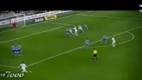 ضربه آزاد زیر طاقی کریس رونالدو