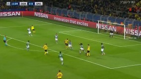 خلاصه بازی دورتموند 1–0 اسپورتینگ  ، لیگ قهرمانان اروپا 2/11/2016