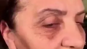آرایش صورت زنان مسن  و تبدیل به ...