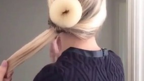 یه شینیون زیبا وسریع