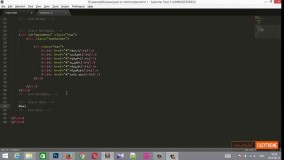 آموزش تبدیل psd به html قسمت ششم - تکمیل قسمت محتوا