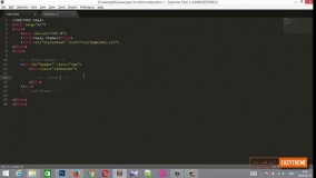 آموزش تبدیل psd به html قسمت پنجم - لوگو و منوی اصلی
