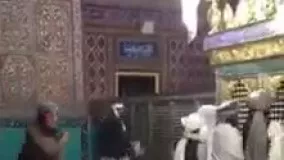 حرکات عجیب اهل سنت در کنار قبر بخاری !