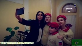 چالش مانکن شدن در ارتش روسیه. تفنگ چطور روی هواست؟! :)