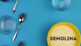 خاک رنگی برای نقاشی کودکان ???? آرد سمولینا،رنگ خوراکی،آب  