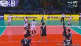 والیبال ایران 3 - 2 آرژانتین