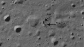 دیده شدن تصویر عجیب انسان روی ماه
