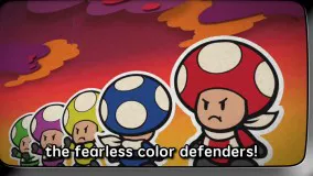 تریلر جدید بازی Paper Mario: Color Splash [گیمزکام 2016]