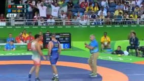 پیروزی قاسم رضایی مقابل سوئد و کسب مدال برنز (المپیک ریو 2016)