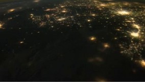 چشم‌انداز بی‌نظیر شهرهای زمین از ارتفاع 400 کیلومتری 