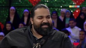 رضا صادقی در خندوانه + شوخی های جناب خان