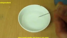 آزمایش  ساخت یک قطب نما ساده،با سوزن