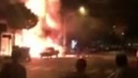 آتش-سوزی-یک-مغازه-در-خیابان-پیروزی 