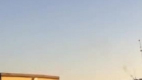 تصاویر شلیک ضد هوایی به پهباد در مرکز شهر تهران