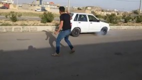 مسابقه طناب کشی پیکان و پراید