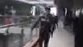 کلیپ نادر چند ثانیه قبل از ریختن پلاسکو 