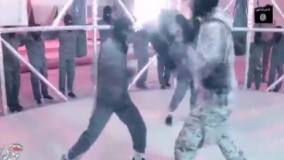 آموزش داعشی ها به نوجوانان در قفس برای داعشی شدن