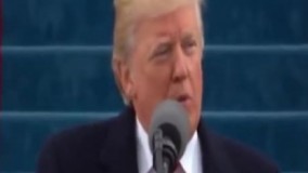 تظاهرات و درگیری در زمان سخنرانی ترامپ