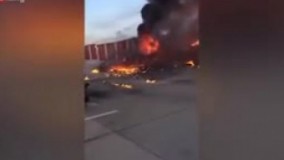 برخورد دو هواپیما در آسمان تگزاس