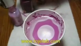 آموزش طراحی ناخن رنگین کمانی