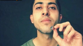 خوردن زغال روشن کاملا واقعی!!!!!!