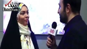 فیلم/ واکنش آزاده نامدارى به ممنوع الکار شدنش در تلویزیون