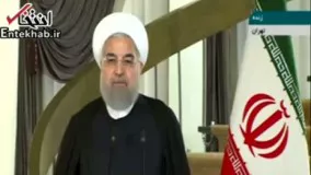 فیلم/ رئیس جمهور: ملت به فرامین رهبری محبوب خود پایبند است 