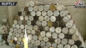 فیلم/ کشف انبارهای تسلیحات داعش در المیادین