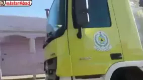  آتش نشانی عربستان هم سوژه شبکه های مجازی شده ! فک کنم داشت گُلارو آب میداد
