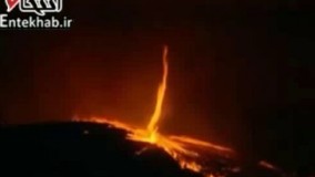 فیلم/ تصاویر هوایی از گردباد آتشین در پرتغال