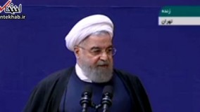 فیلم/ روحانی: توپ ضدهوایی را برای تعمیر به اروپا فرستادیم ولی آن ها پس ندادند