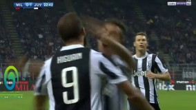 خلاصه بازی میلان 0-2 یوونتوس