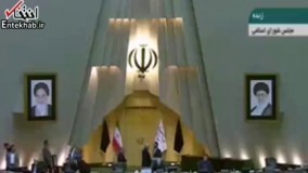 فیلم/ تذکر لاریجانی به نمایندگان/۱۷ "بفرمائید" در یک دقیقه!