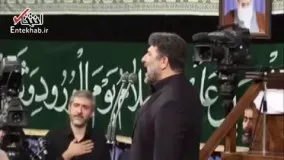 فیلم/ مداحی سعید حدادیان درباره شهید حججی در حضور رهبر معظم انقلاب