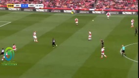 خلاصه کامل بازی آرسنال 2-1 سوانزی