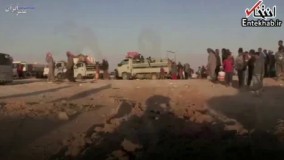 فیلم/ بحران انسانی دیرالزور در روزهای پایانی حضور داعش