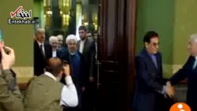 فیلم/ دیدار روسای جمهور ایران و آذربایجان در تهران