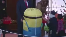 فیلم/ جشن هالوین در کاخ سفید